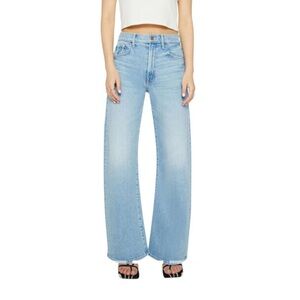 NWOT Mother the lil Lasso Sneak wide leg in Ivy League cowboy size 32